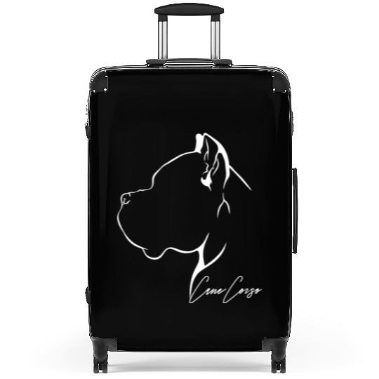 Proud Cane Corso Profile dog mom Suitcases