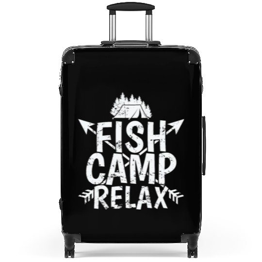 Fish Camp relax Vacation Mountains Campfire Suitcases