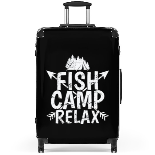 Fish Camp relax Vacation Mountains Campfire Suitcases