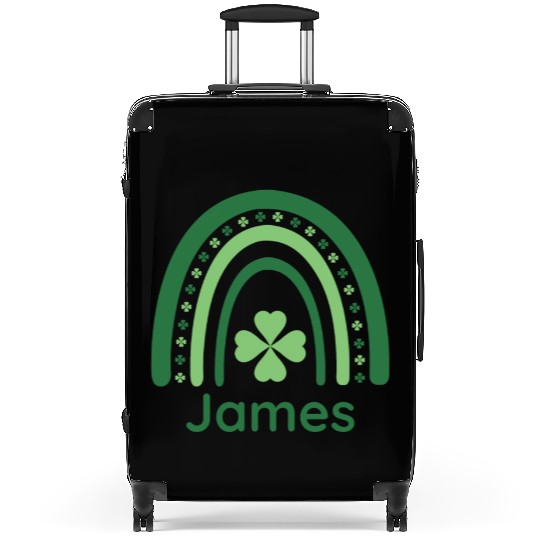 James Clover Charm Boho Rainbow Suitcases