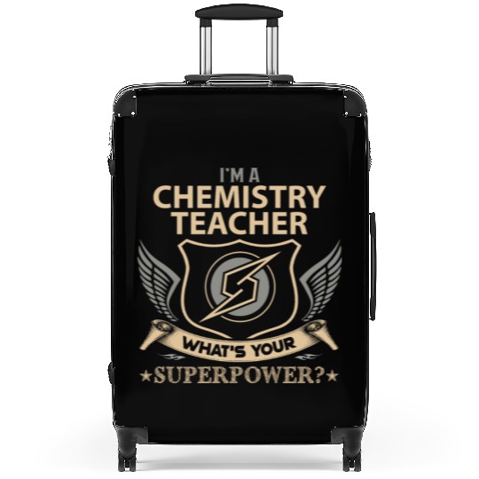 Chemistry Teacher Suitcases - Superpower Job Gift It