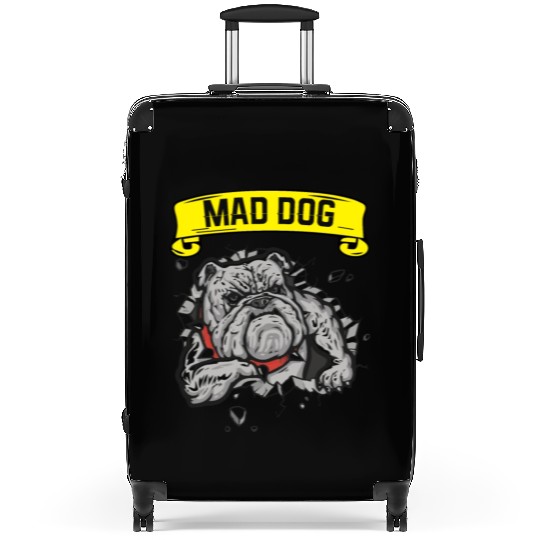 Mad Dog - Pitpull Lover Suitcases