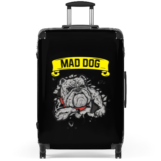 Mad Dog - Pitpull Lover Suitcases