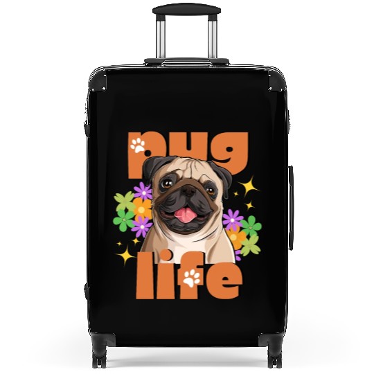 Pug Life Pug Lovers Suitcases