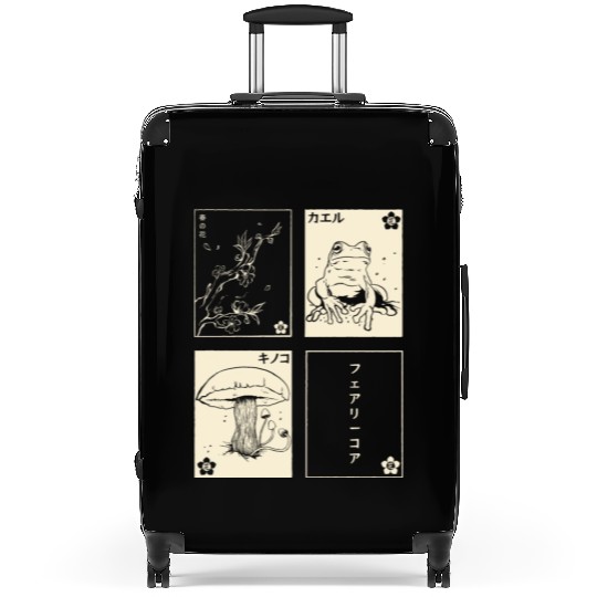 Cottagecore Tarot Cards Fungi Frog Goblincore Suitcases