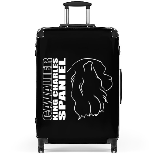 Cavalier King Charles Spaniel Profile dog mom Suitcases