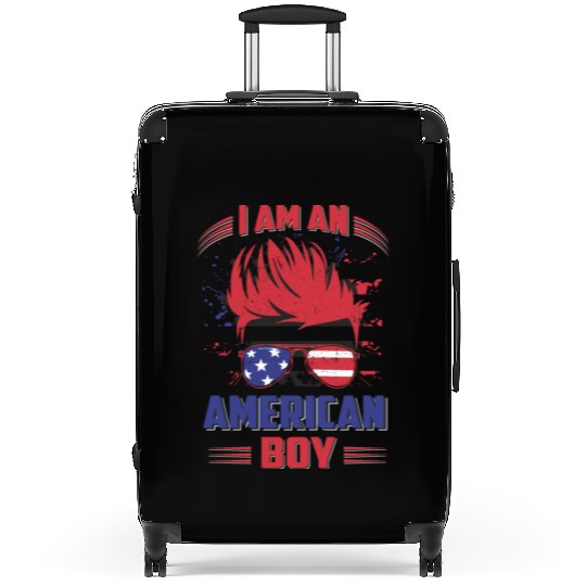 I AM AN AMERICAN BOY Suitcases