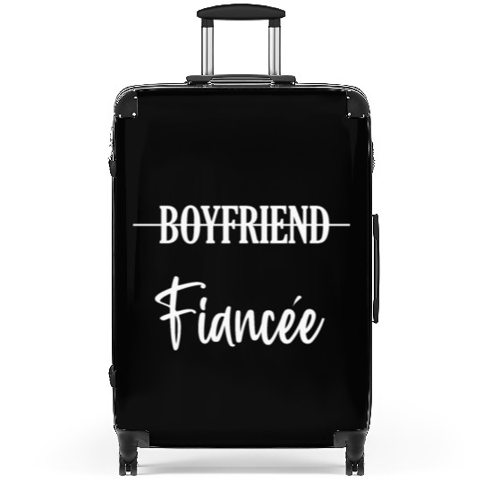 Couple Engagement Engaged Men Funny Fiancee Suitcases