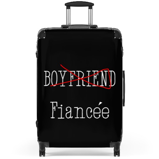 Couple Engagement Engaged Men Funny Fiancee Suitcases