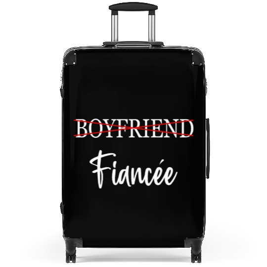 Couple Engagement Engaged Men Funny Fiancee Suitcases