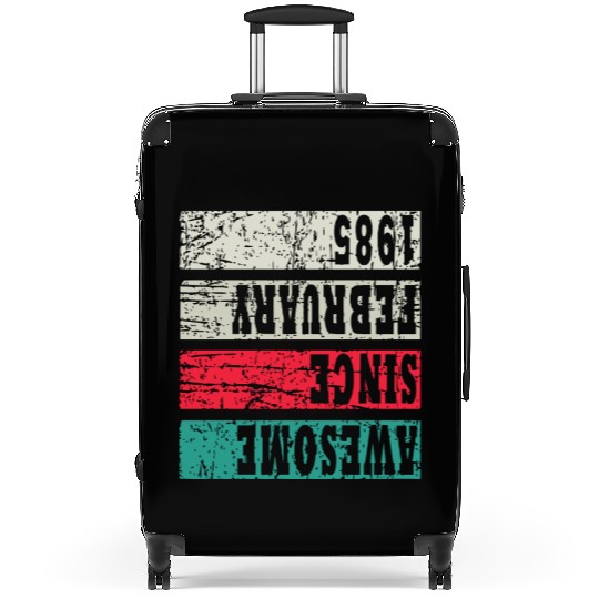 Retro Birthday Year Vintage 1985 Suitcases