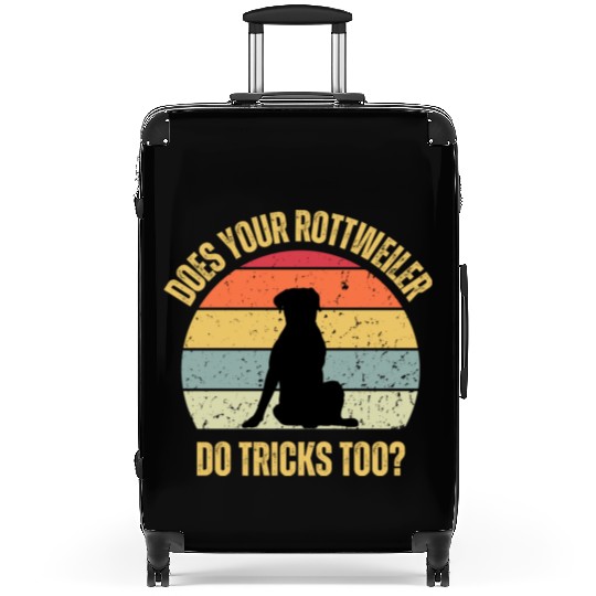 Does Your Rottweiler Do Tricks Too Suitcases