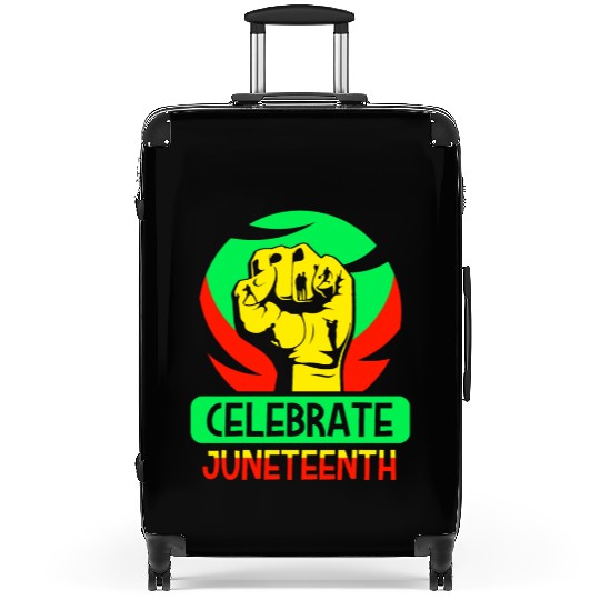 Celebrate Juneteenth 1865 African Black American Suitcases