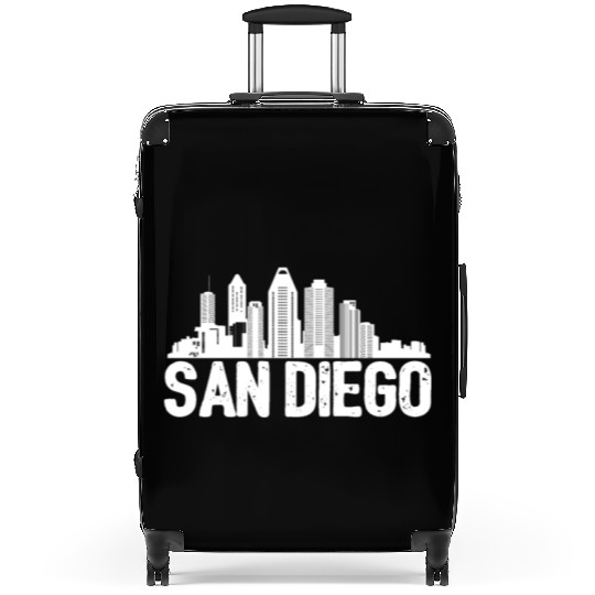 San Diego Skyline Suitcases