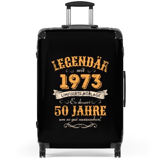 50th Birthday Vintage 1973 Suitcases