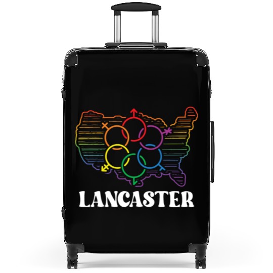 Lancaster Pride Month Pride Flag LGBT Community LG Suitcases