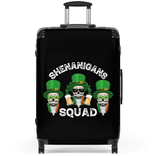 Shenanigans Squad St Patricks Day Fun Gift Idea Suitcases