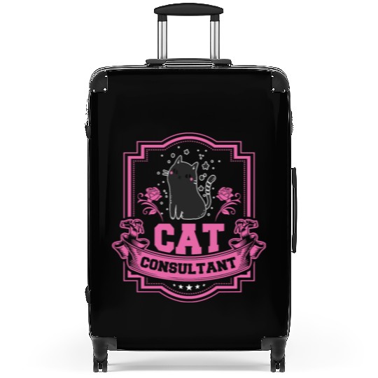 Cat Consultant Crazy Cat Lover Suitcases
