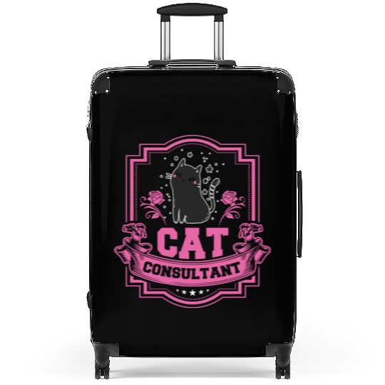 Cat Consultant Crazy Cat Lover Suitcases