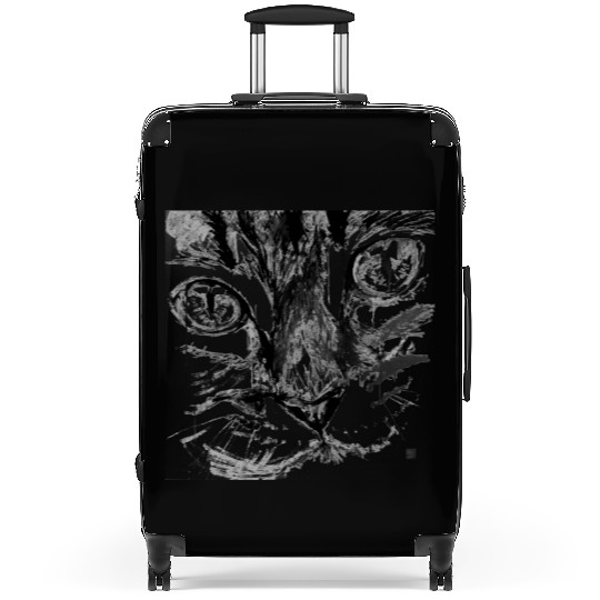cat face Suitcases