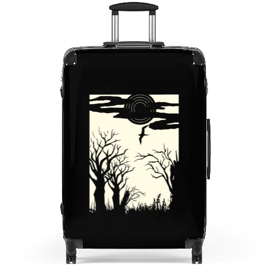 outdoor nature design, wilderness Suitcases
