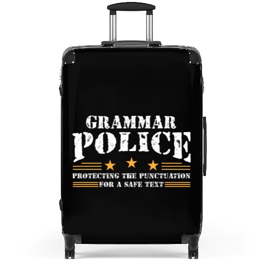 Grammer Police - English Teacher Suitcases