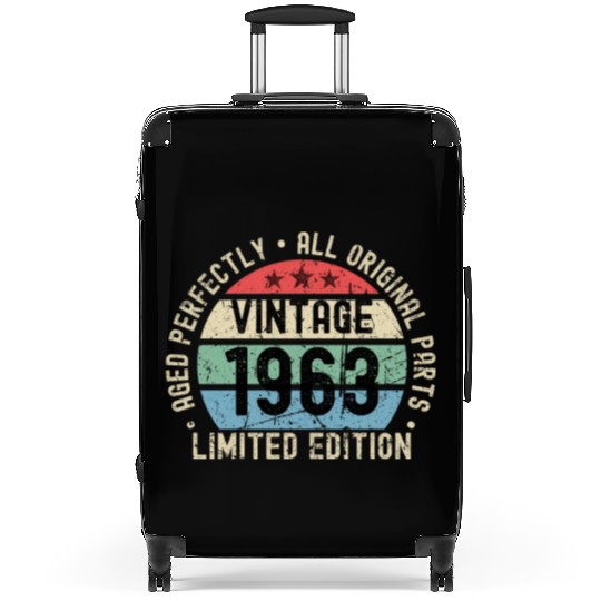 60th Birthday Vintage 1963 Suitcases