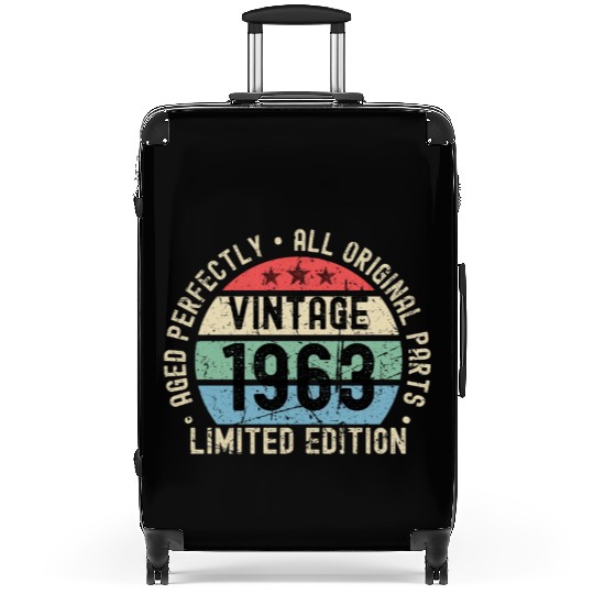 60th Birthday Vintage 1963 Suitcases