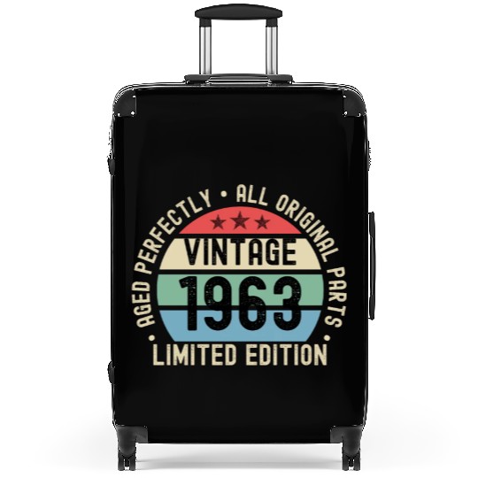 60th Birthday Vintage 1963 Suitcases