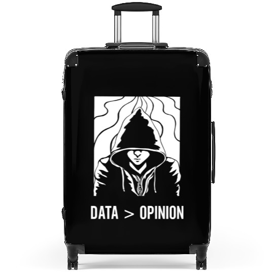 Data > Opinion Code Coding Programmer Coder Suitcases
