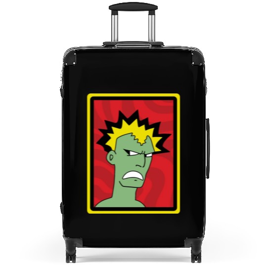 Punk guy - I'm Not Angry, This Is Just My Face Suitcases