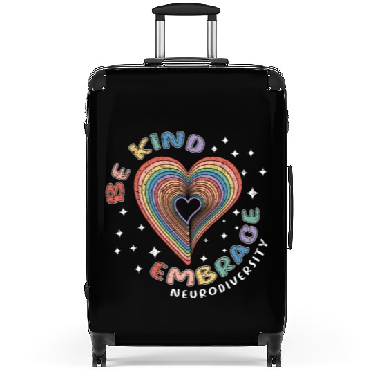 Embrace Neurodiversity Puzzle Autism Awareness Day Suitcases