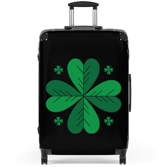 Clover Leaf St Patricks Day Suitcases