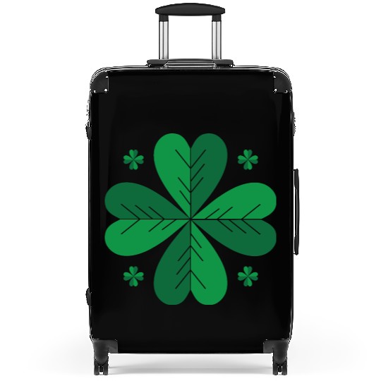 Clover Leaf St Patricks Day Suitcases