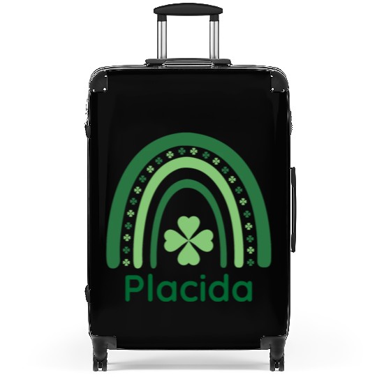 Placida Clover Charm Boho Rainbow Suitcases