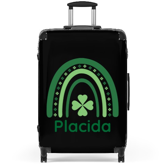 Placida Clover Charm Boho Rainbow Suitcases