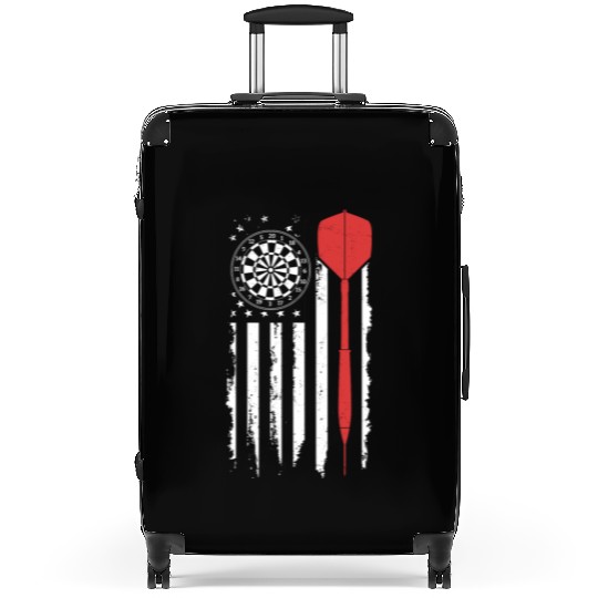 US Flag Patriotic Darts Suitcases