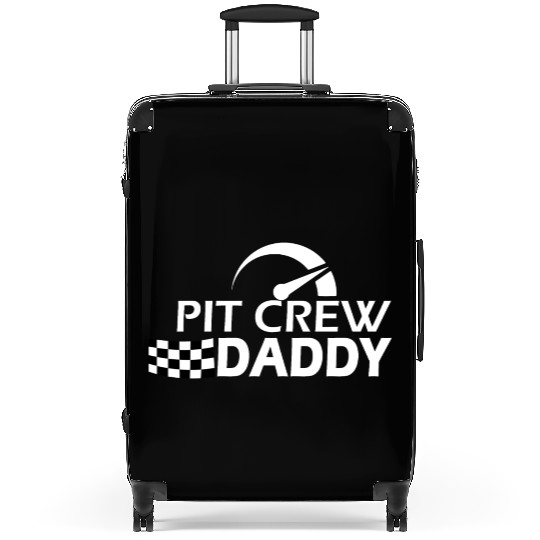 Pit Crew Daddy Race Car Birthday Party Racing Fami Suitcases