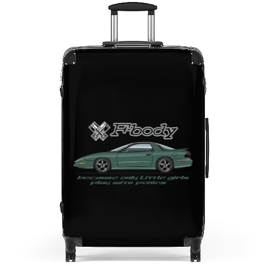 F body Dark Green Suitcases