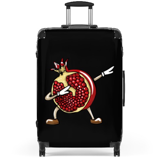 Funny Dabbing Pomegranate Lover Fruit Love Suitcases