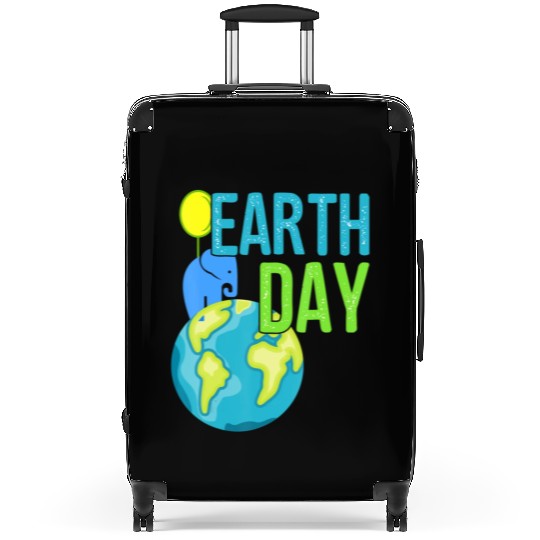 Earth Day 2019 Suitcases Great Vintage Ear Elephant S