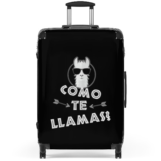 Como Te Llamas Funny Spanish Teacher Suitcases