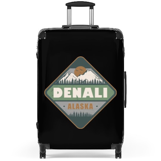 Denali Alaska US Vintage Hiking Design Suitcases