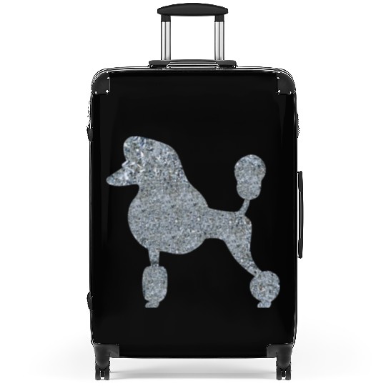 Diamond Standard Poodle Suitcases