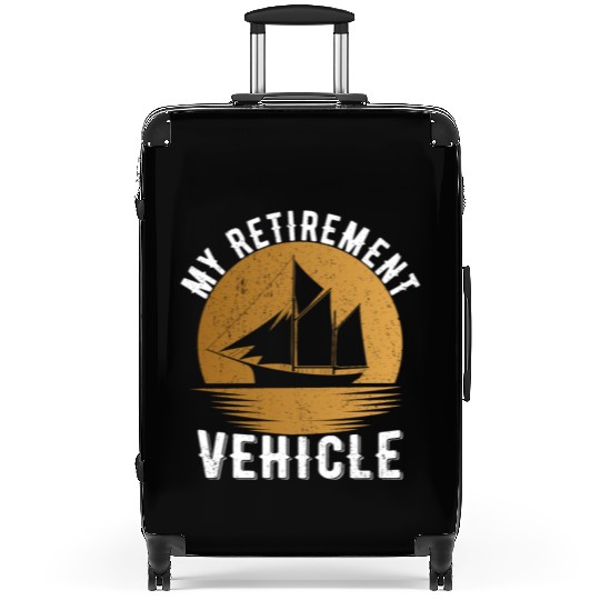 Retirement Vehicle Sailor Sailboat Suitcases