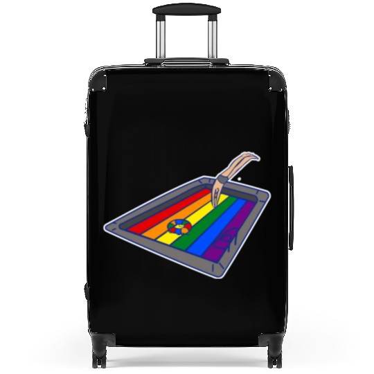 LGBTQ Rainbow Pride Swimming Pool Water Sports Suitcases