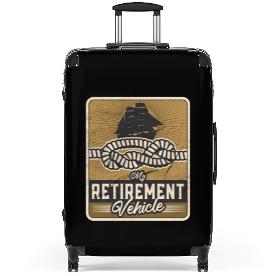 Retired Sailor Sailing Retirement Plan Suitcases