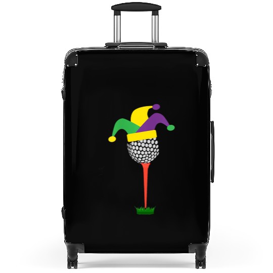 Golf Ball Hat Fun Mardi Gras Suitcases