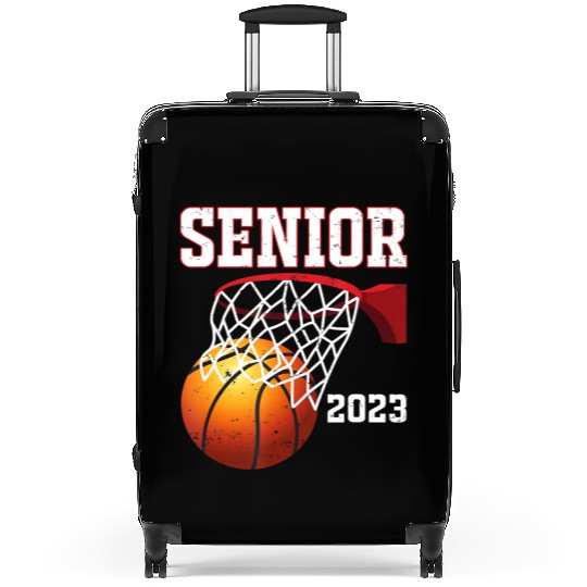 Graduate Senior Class of 2023 Basketball Player Suitcases