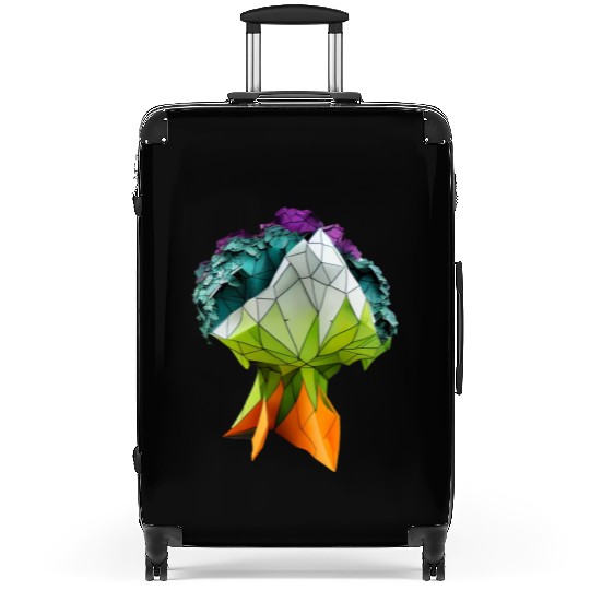 Origami Broccoli: Delightful and Whimsical Paper Suitcases